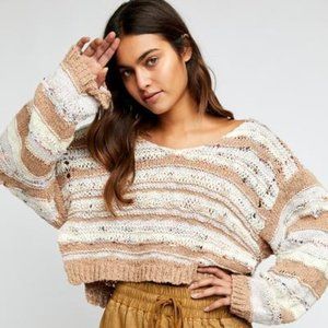 Free People Lake Life Pullover Sweater Size S